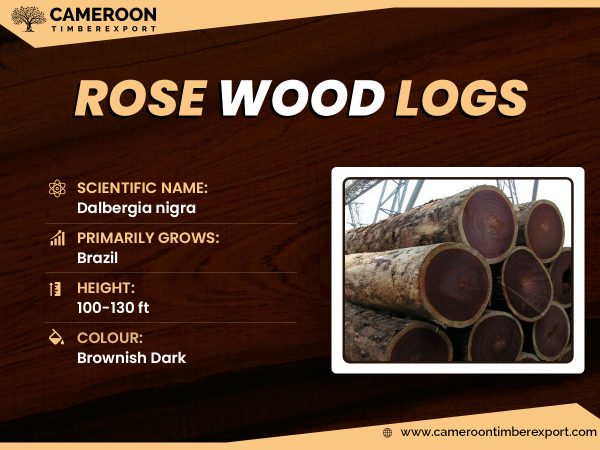 rose wood logs