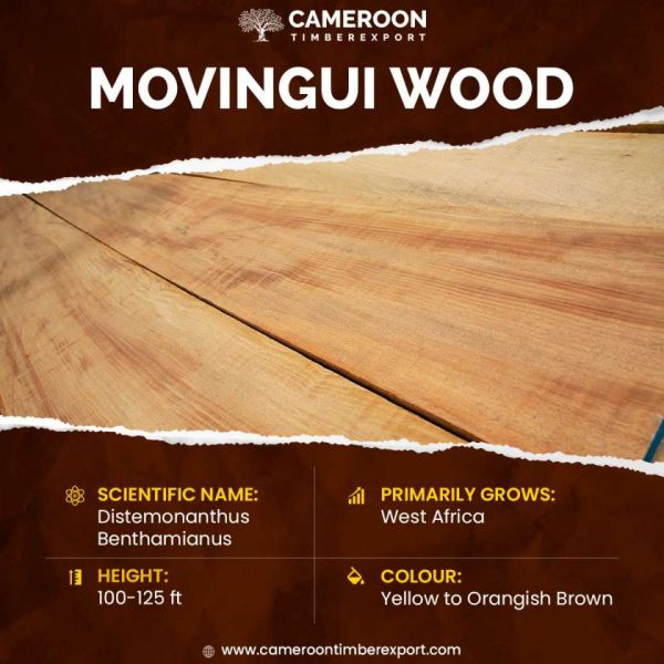 Movingui wood properties