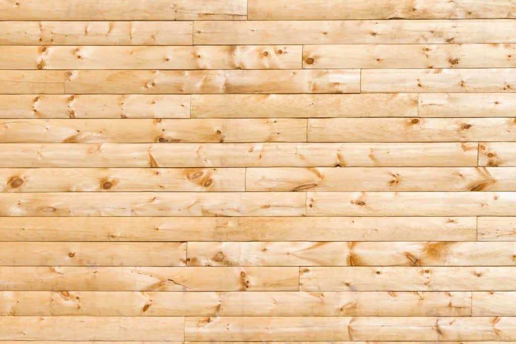 pine wood siding