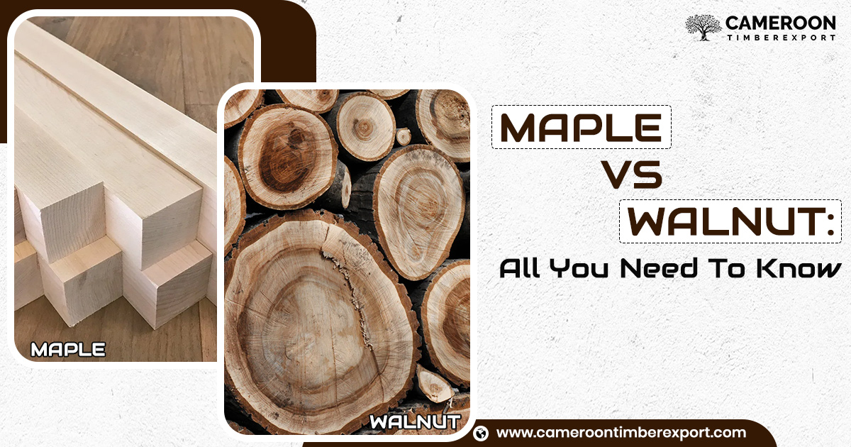 Difference between Maple and walnut